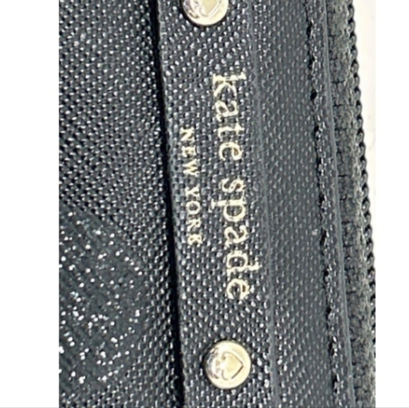 🐾Kate Spade Black Wallet with Glitter Dots🎉 - Picture 4 of 8